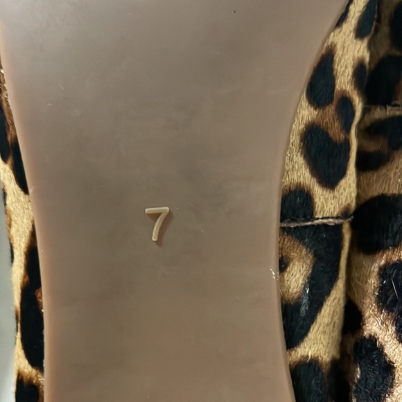 Madewell • the reid ballet flat in leopard calf hair sz 7 - Picture 10 of 10